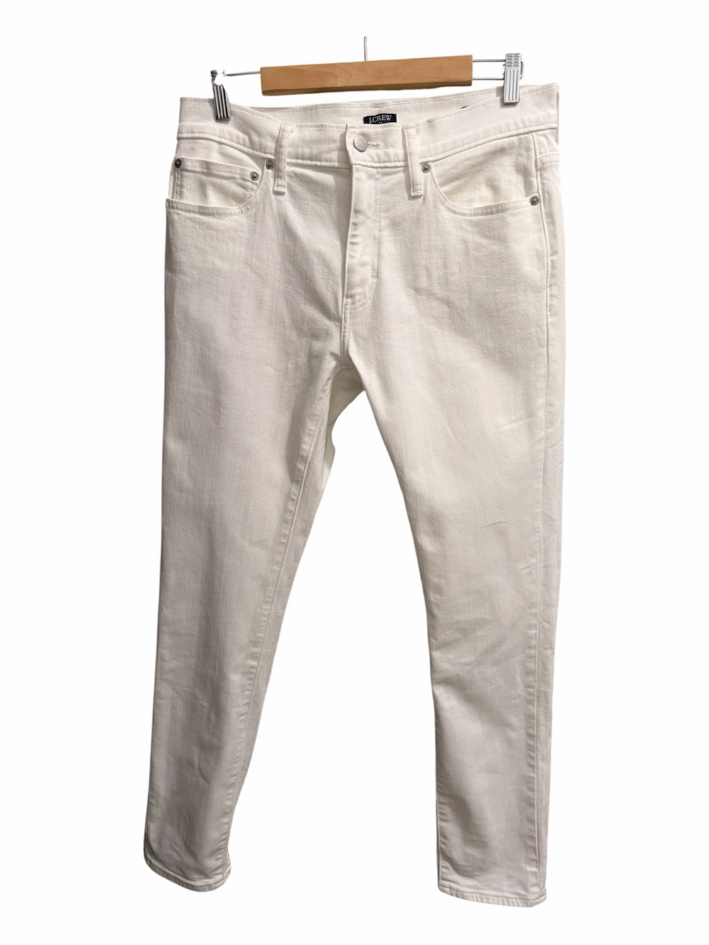 J. Crew Men’s Skinny White Jeans
